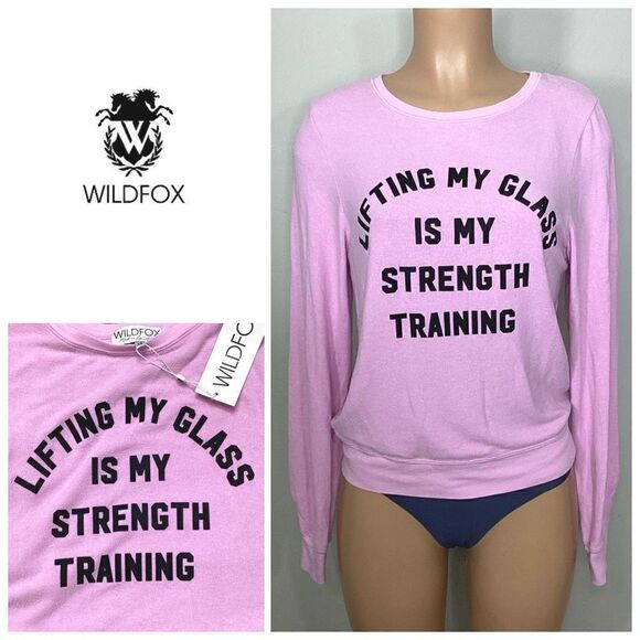 New. WILDFOX pink beach jumper. XS. Retails $98 - Picture 8 of 8